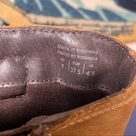 ALDO Ankle Bootie REAL SUEDE (Cognac) - Picture 4 of 4